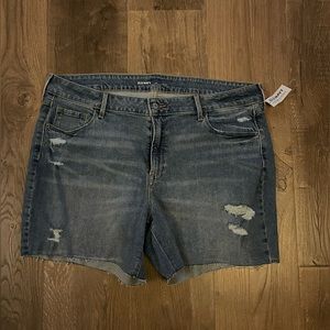 Old Navy mid rise jean shorts